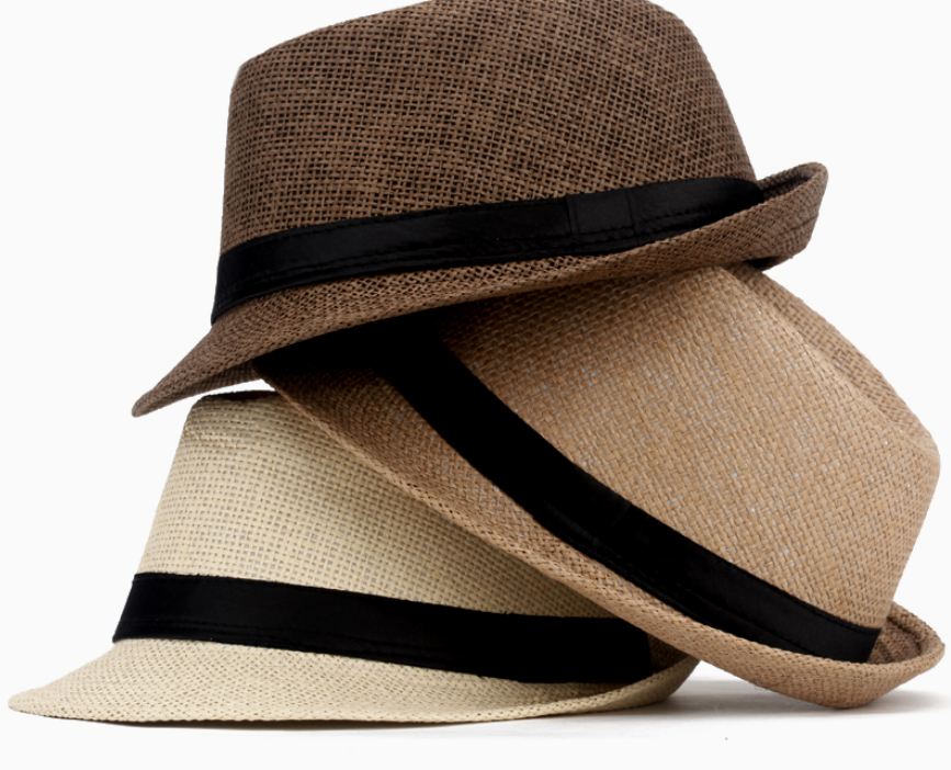 🧢 Sombrero para Mujer y Hombre de tipo Trilby hecho de Paja Moda verano